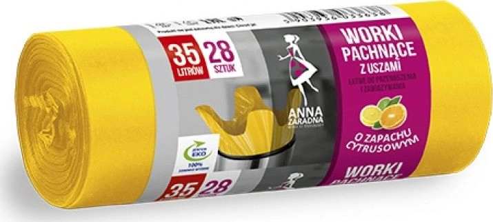 ANNA ZARADNA Garbage bags with handles