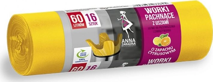 ANNA ZARADNA Garbage bags with handles