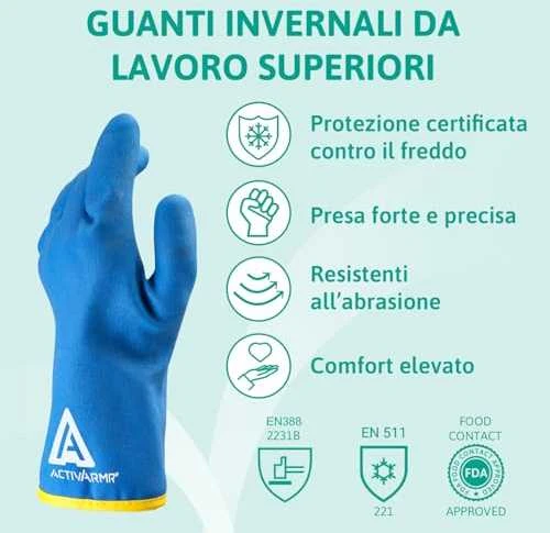 Winter protective gloves Ansell ActivArmr® 97-681