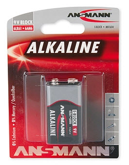 Ansmann 9V E-Block Alkaline 1515-0000 1604A/ANS