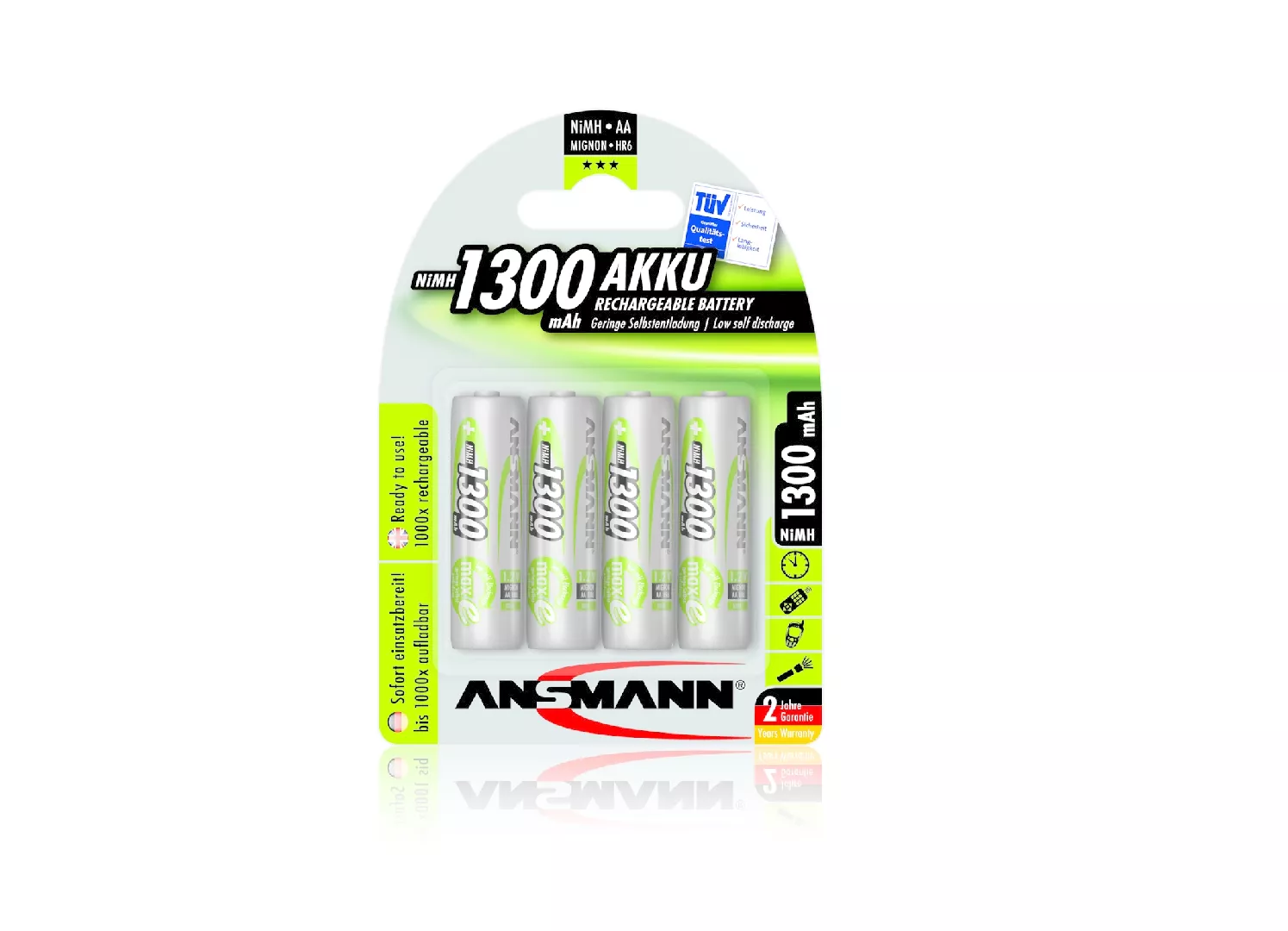 Ansmann AA Rechargeable battery Nickel-Metal Hydride