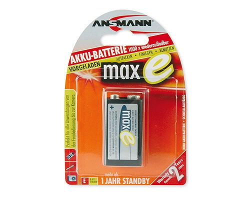 Ansmann 200mAh maxE E-Block Nickel-Metal Hydride