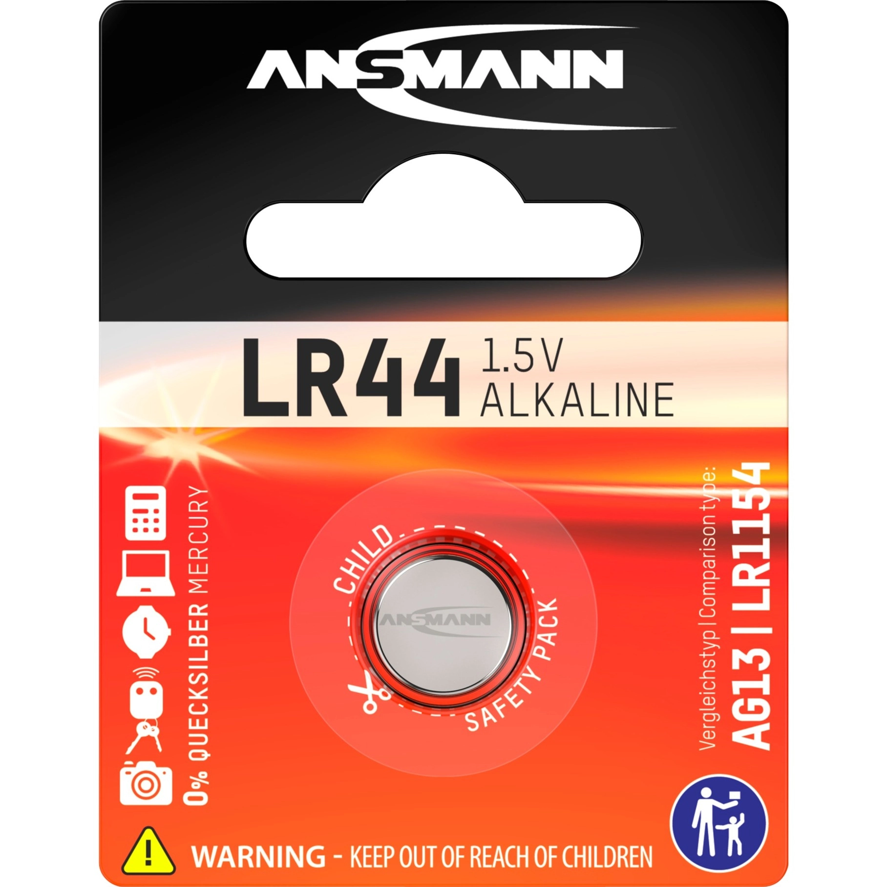Ansmann Battery LR44 1 pcs. 5015303