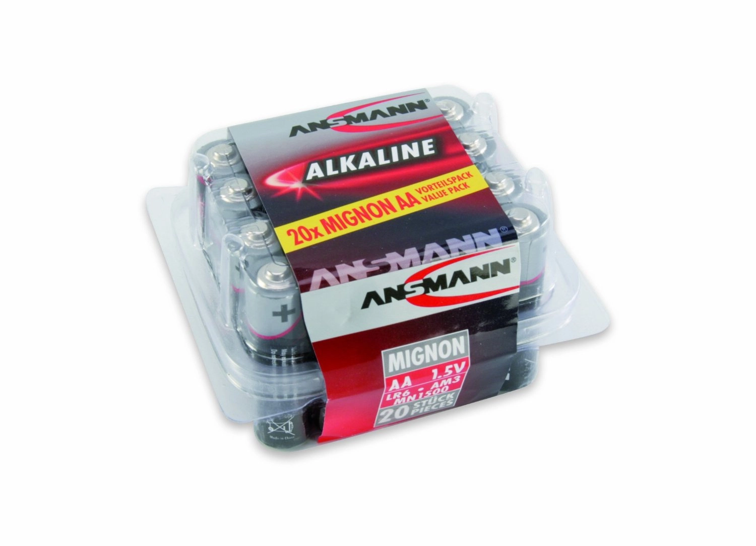 1x20 Ansmann Alkaline Mignon AA LR