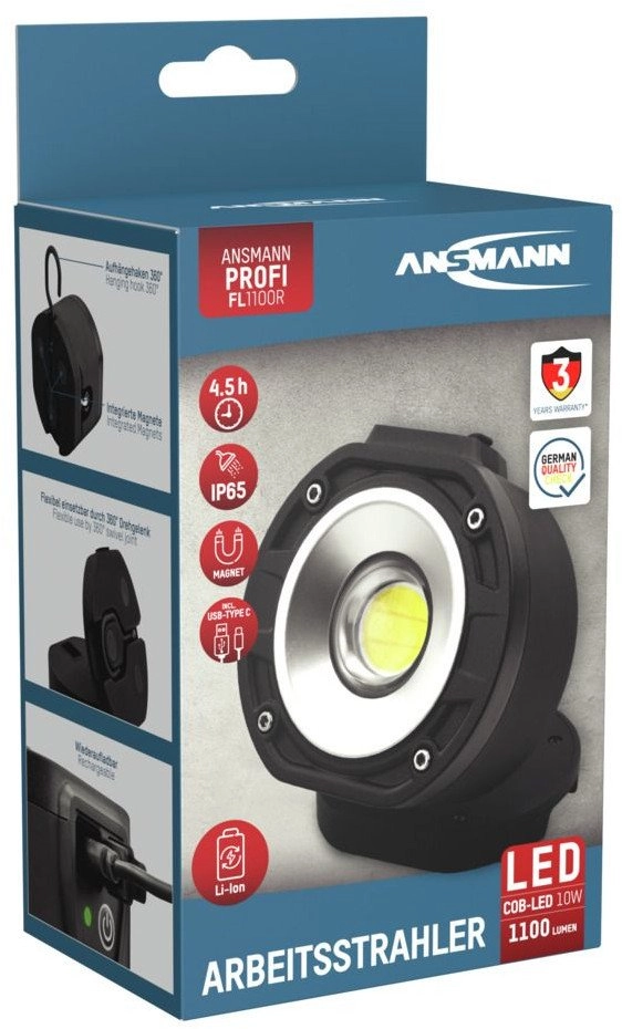 Ansmann 990-00122 Pocket FL1100R LED monochrome
