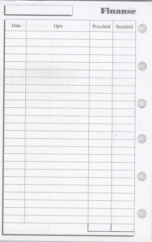 Antra Wkład do organizera K Finanse
