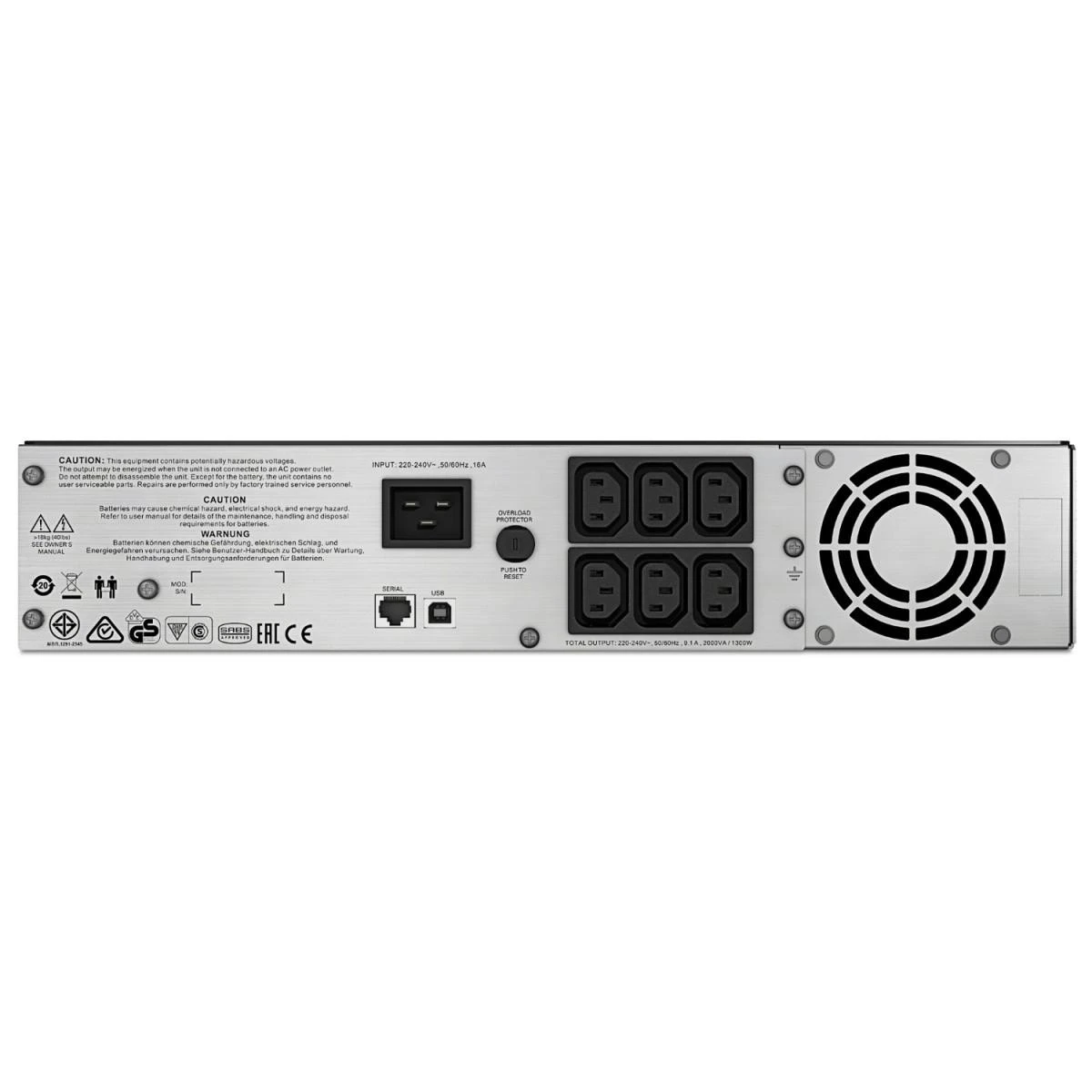 APC Smart-UPS C  Line Interactive  2000VA