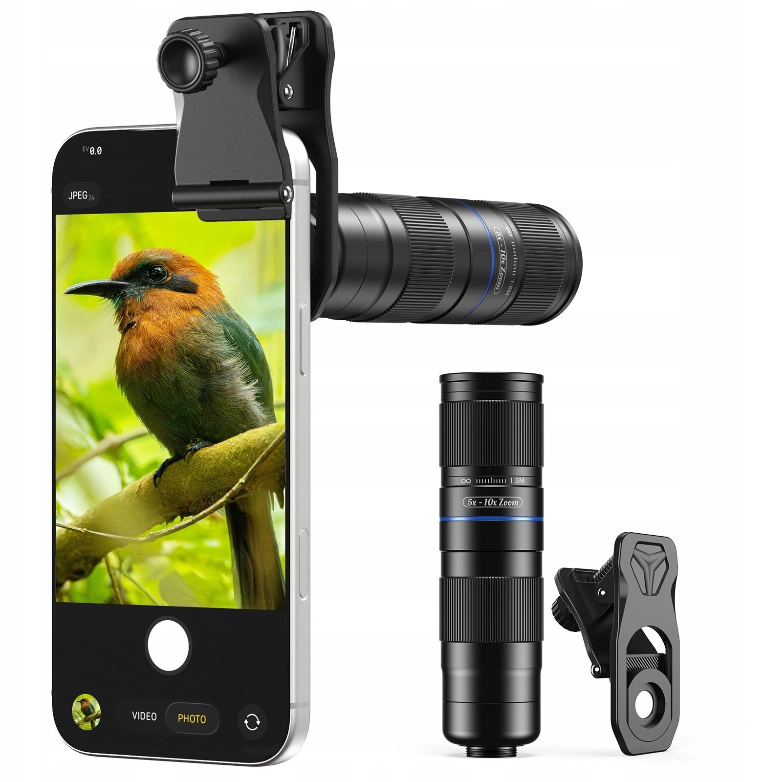 Apexel Hd Lens Telezoom Zoom 5-10x