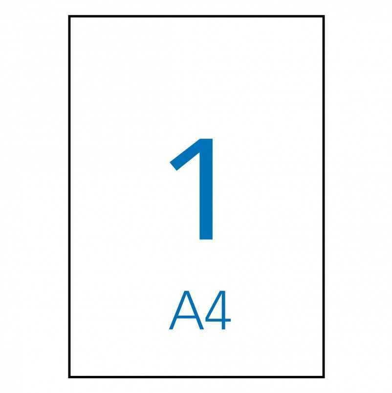 Adhesive labels APLI 210 x 297