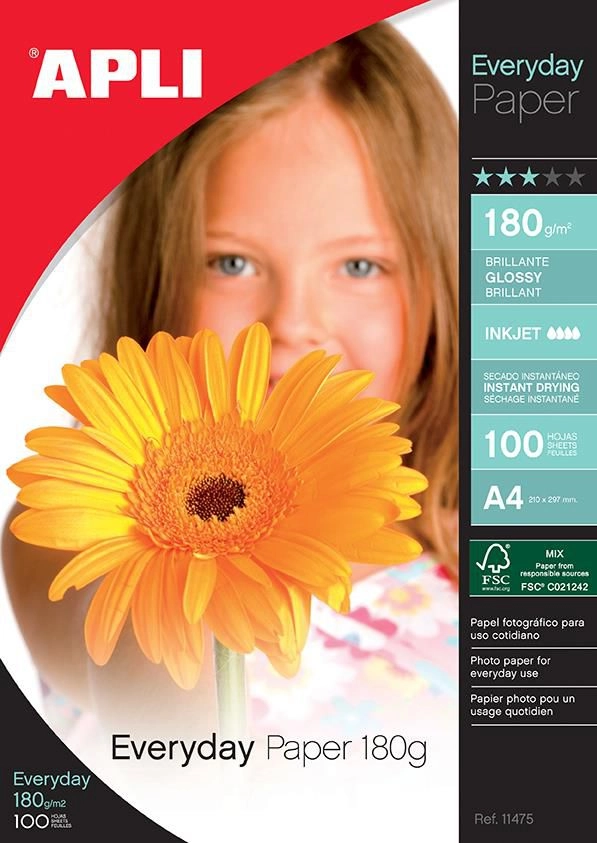 Apli Photo paper for A4 printer
