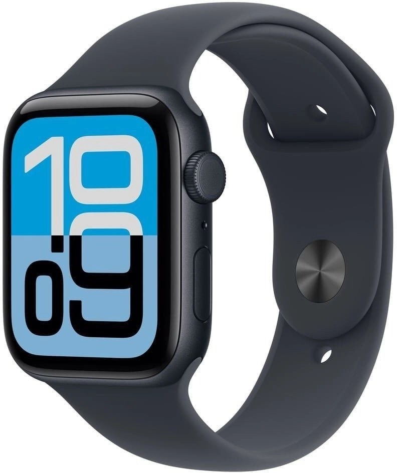 Apple Watch SE 3 GPS 44mm Midnight Aluminium Case with Midnight Sport Band - M/L,Model A3325