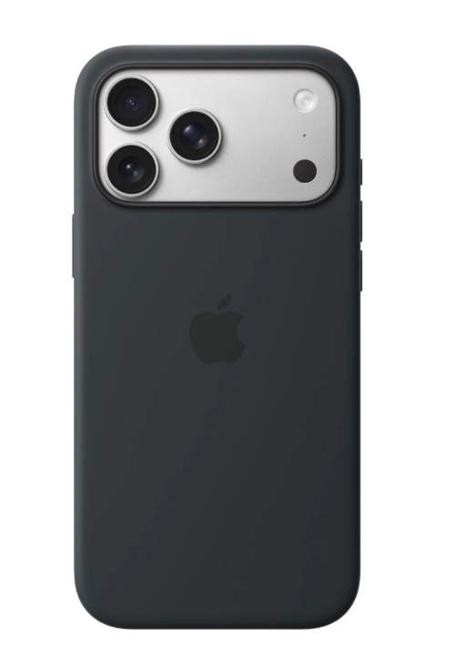 Apple silicone case with MagSafe (black