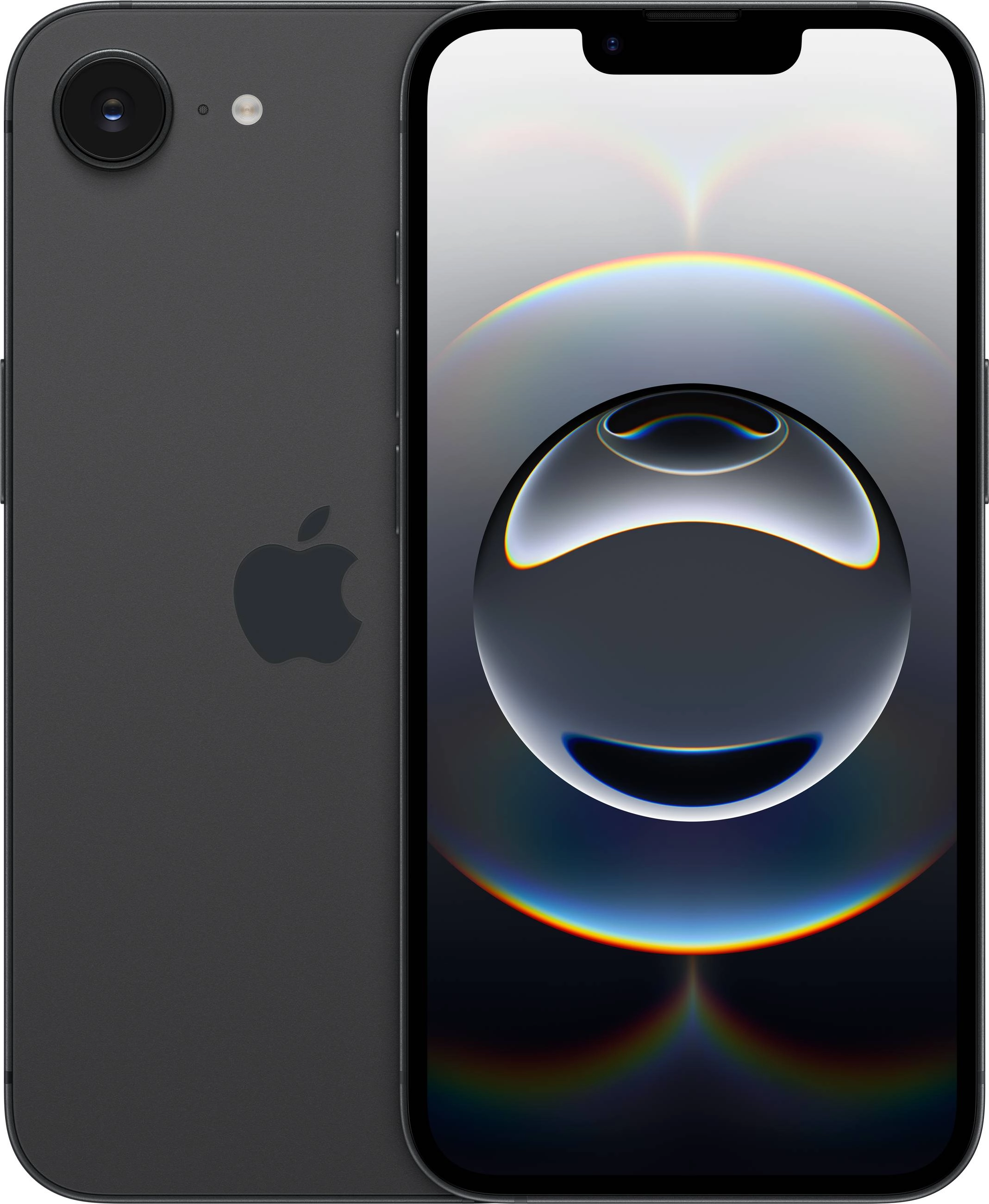 Apple iPhone 16e 128 GB tālrunis, melns (MD1Q4)