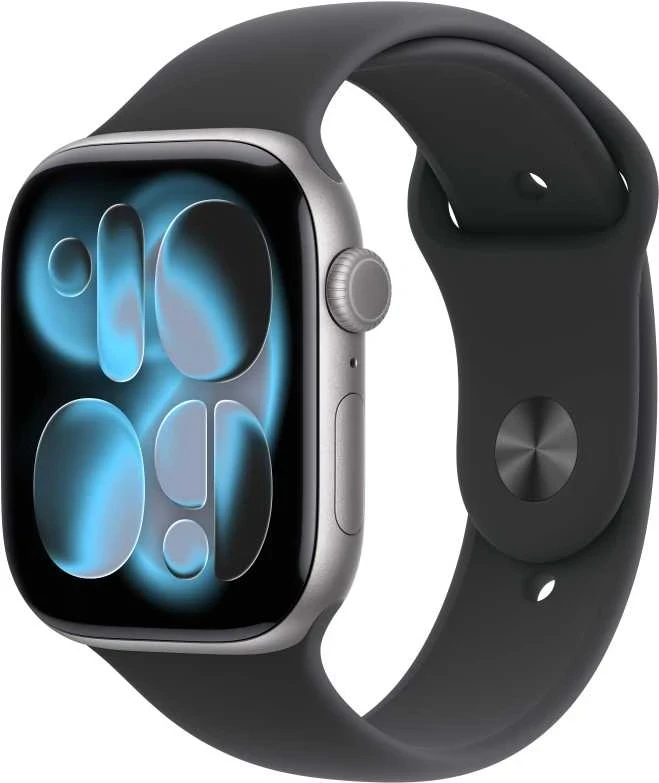 Watch Series 11 Cellular 42mm Space Grey /Black Sport Band - M/L