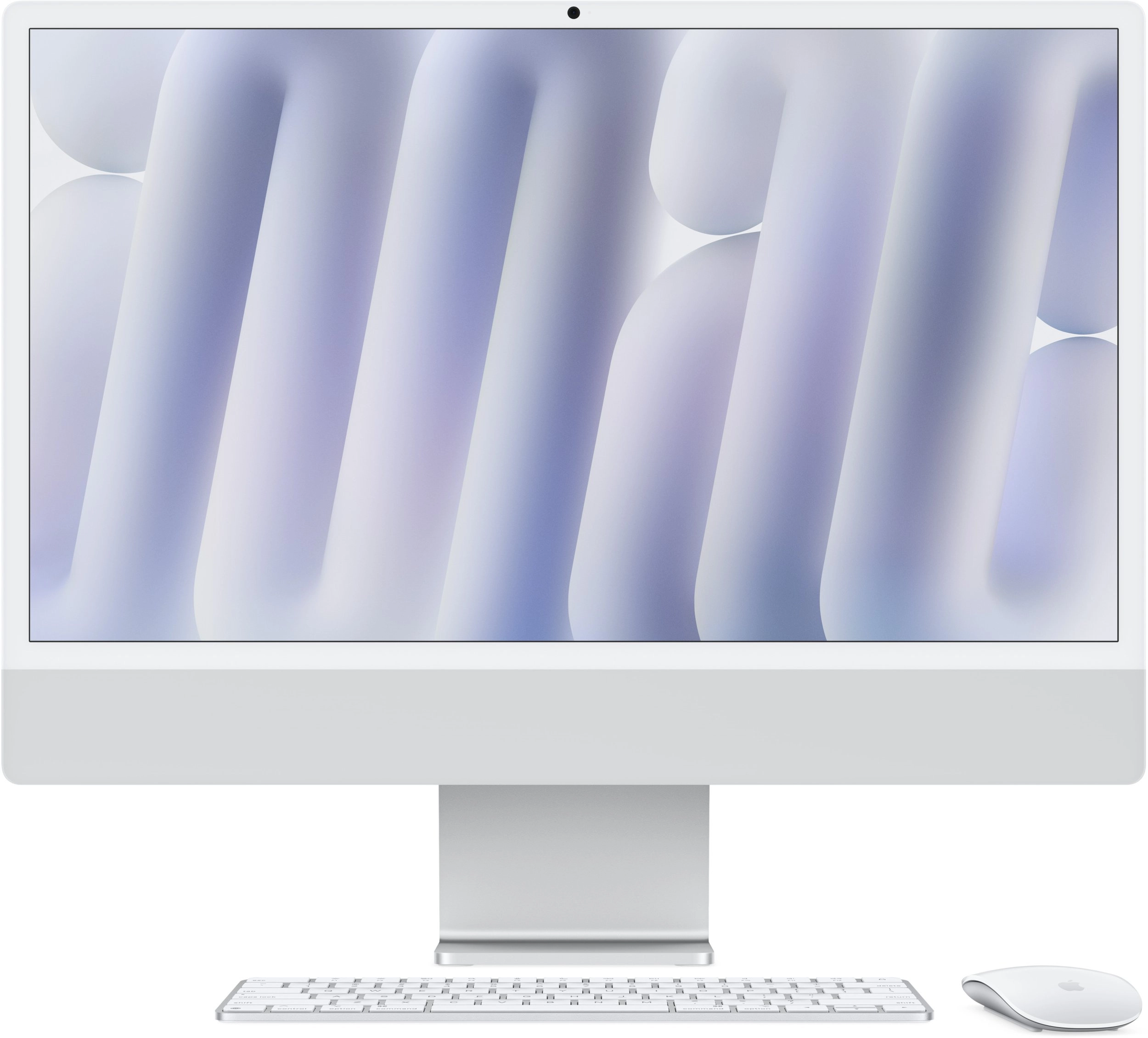 Komputer Apple iMac24`` Silver/M4-8C-CPU 8C-GPU/16GB/512GB SSD/Key-niemiecki/MM2/1GB