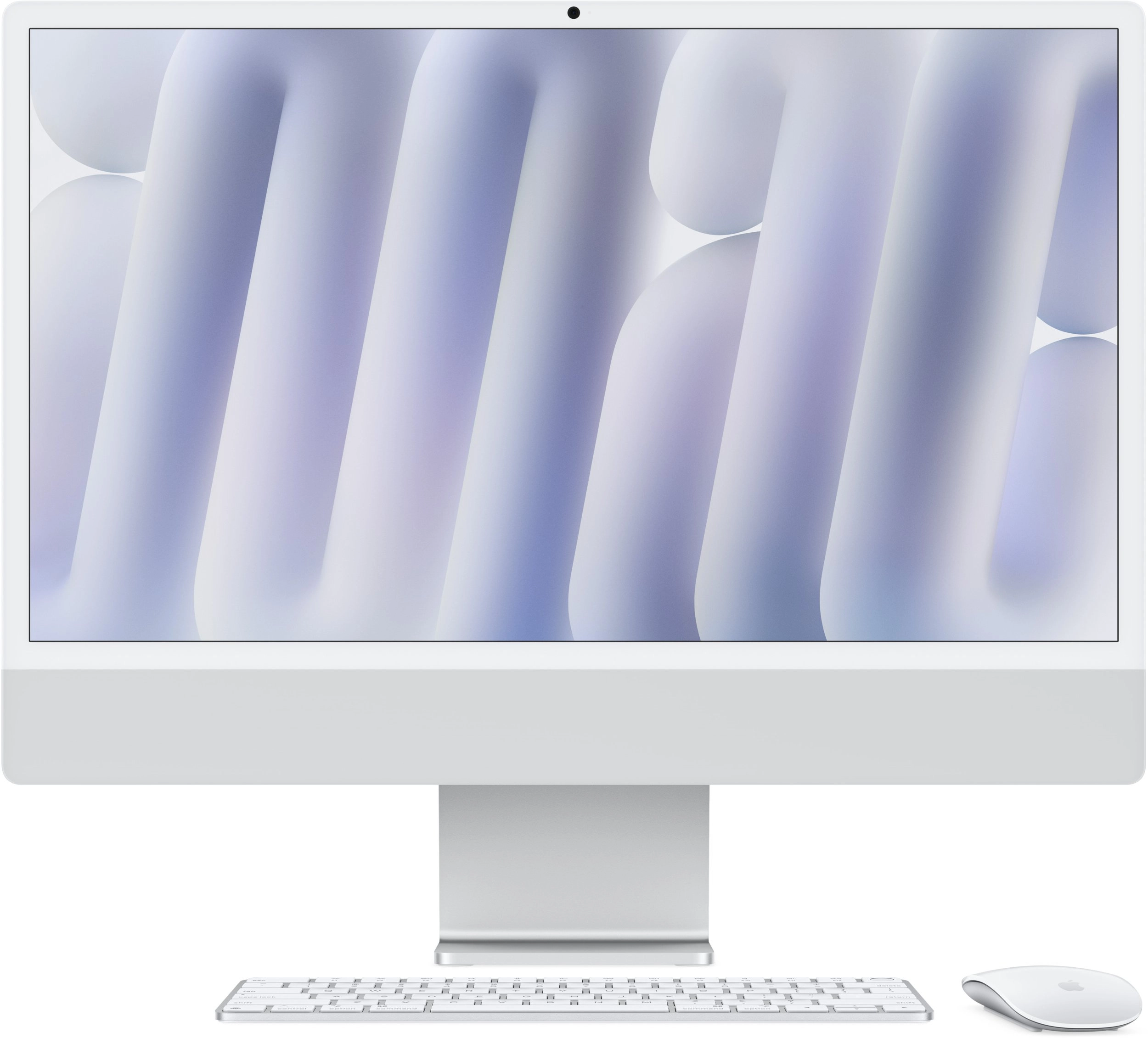 Komputer Apple iMac24`` Silver/M4-10C-CPU 10C-GPU/24GB/512GB SSD/NK-ID-Deutsch/MM2/1GB