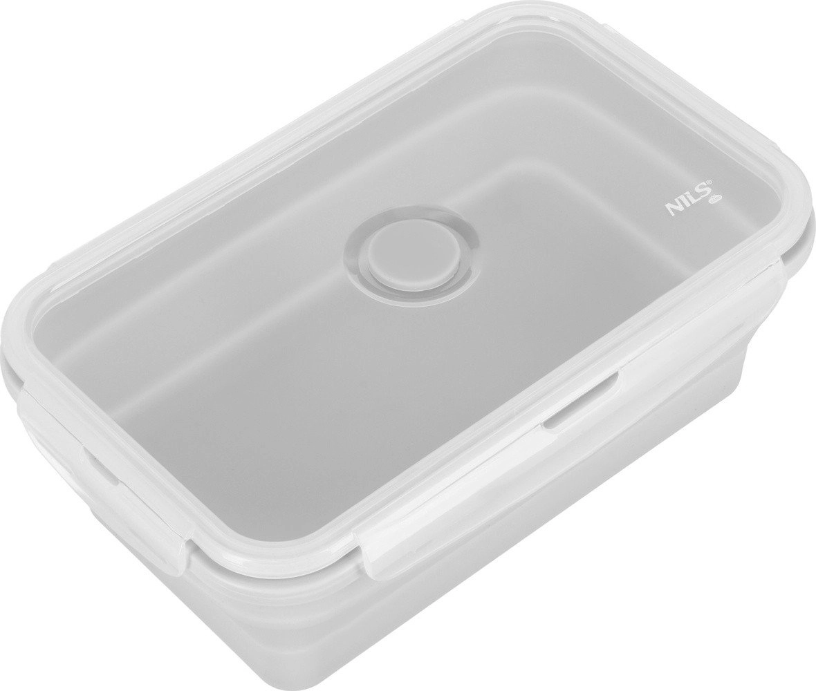 NILS NC4105 POJEMNIK LUNCHBOX SKŁADANY SZARY
