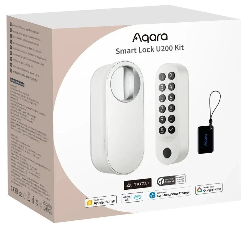 Aqara Smart U200 Lock Set EL-D02D-W