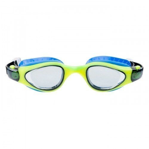 AquaWave Okularki pływackie Buzzard czarno-niebiesko-żółte 5901979104285