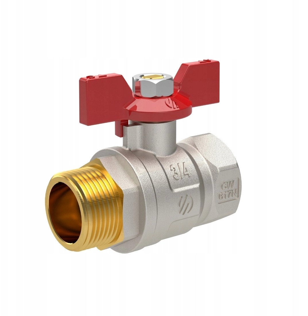 BALL VALVE BUTERFLY HAND 3/4MF 15090554