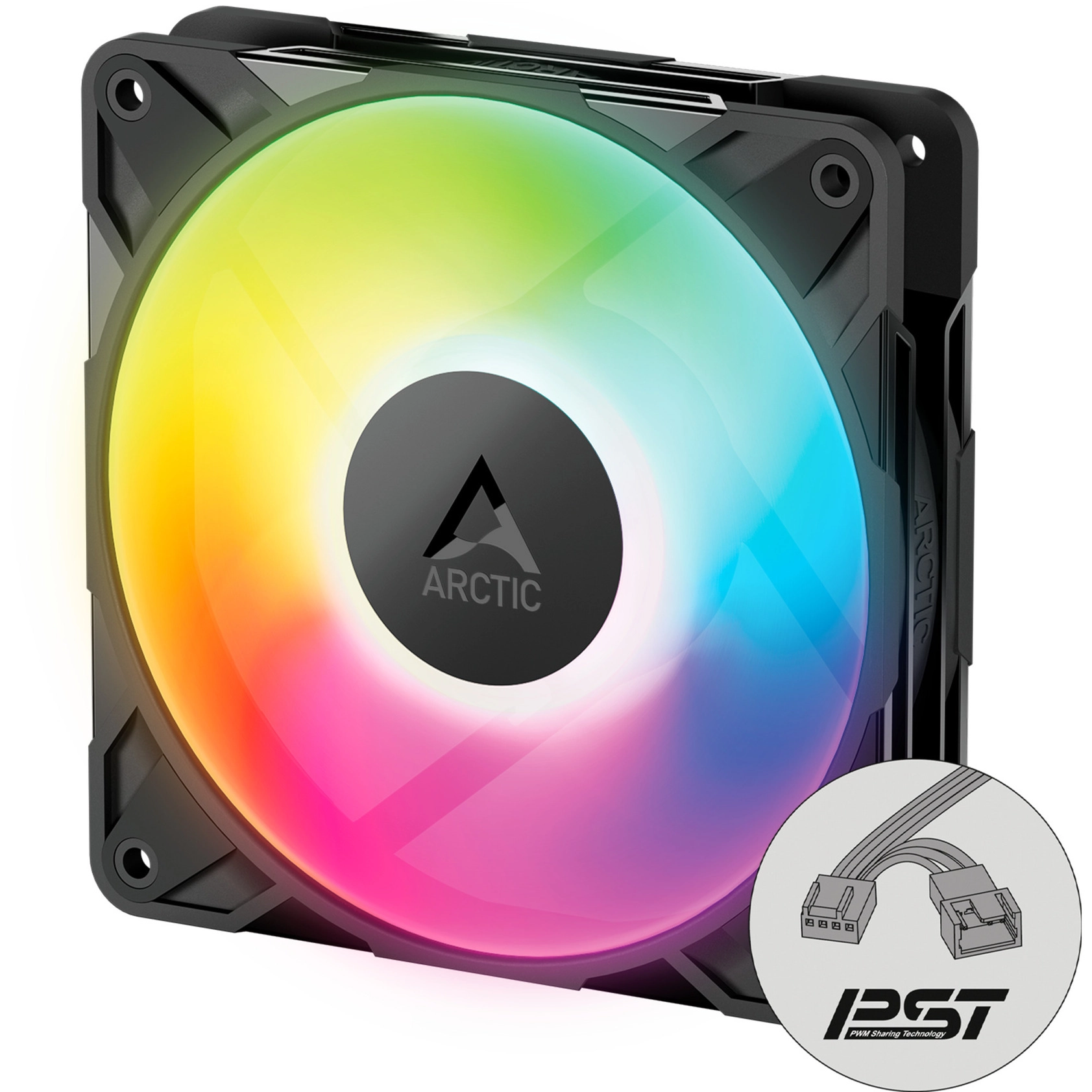 ARCTIC P12 PRO A-RGB LN black