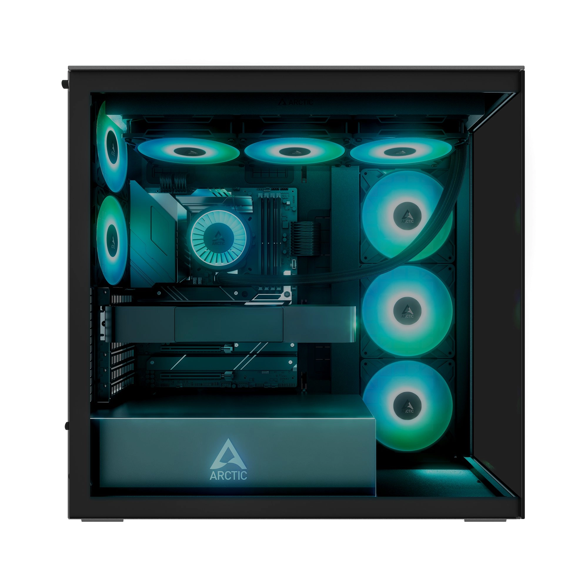 ARCTIC Xtender tower case black (matt)