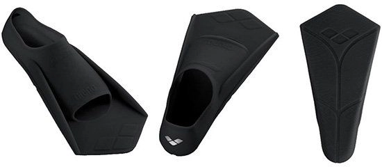 Arena Powerfin Hook training fins black-silver