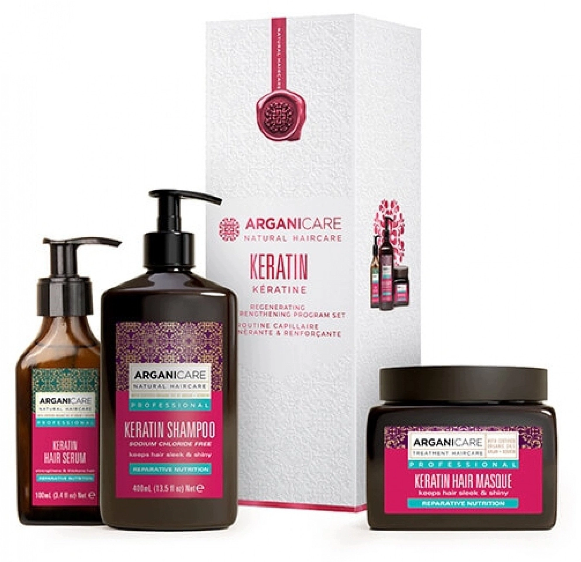 Arganicare Set Arganicare: Keratin Hair Shampoo
