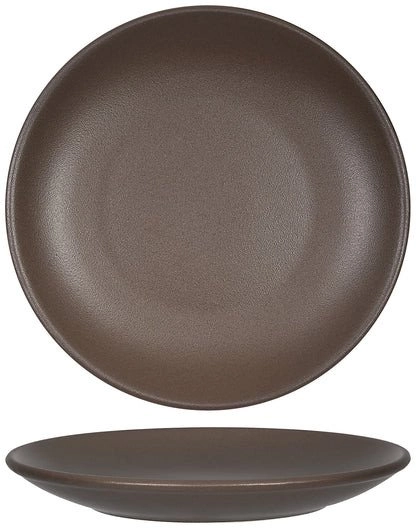 Woodart brown flat plate 24 cm
