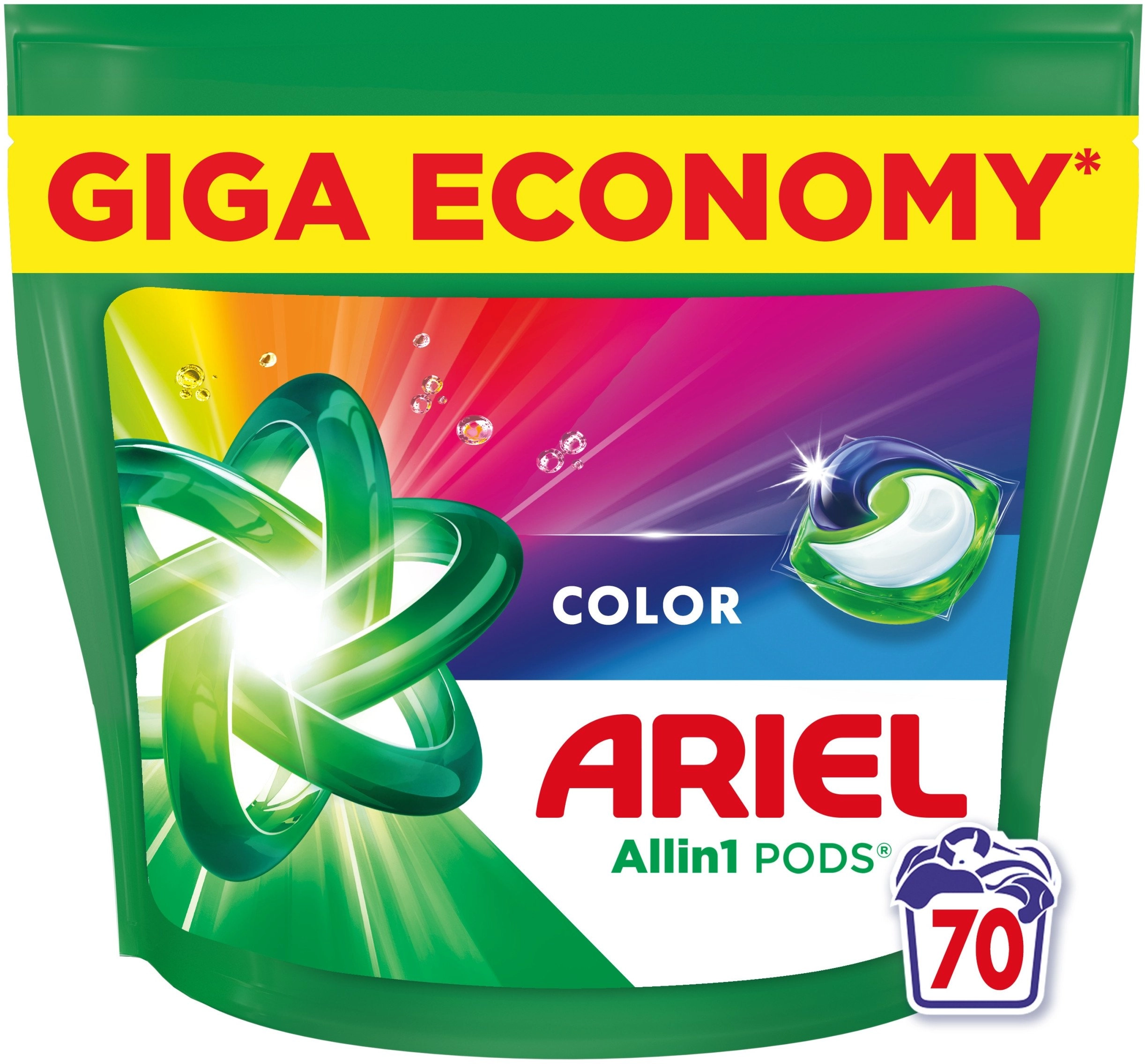 ARIEL COLOR LAUNDRY CAPSULES 70PCS 15406088