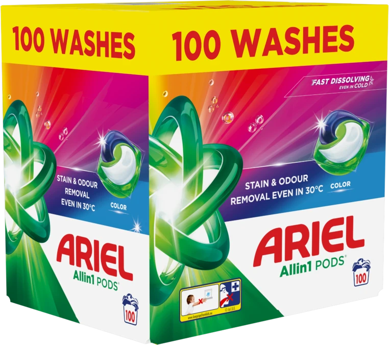 Ariel All-in-1 PODs Color Washing Capsules