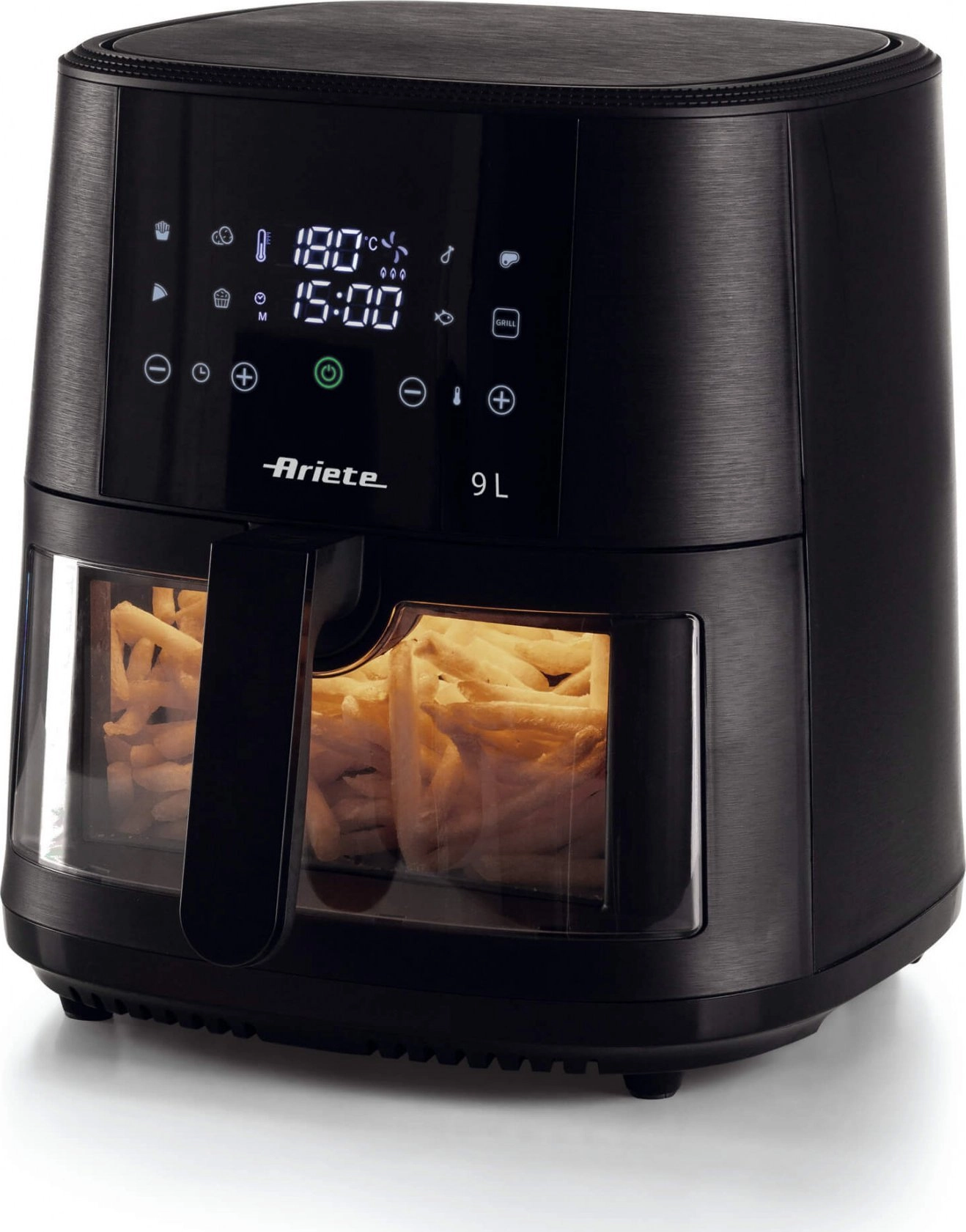Ariete 9L black air fryer 1500