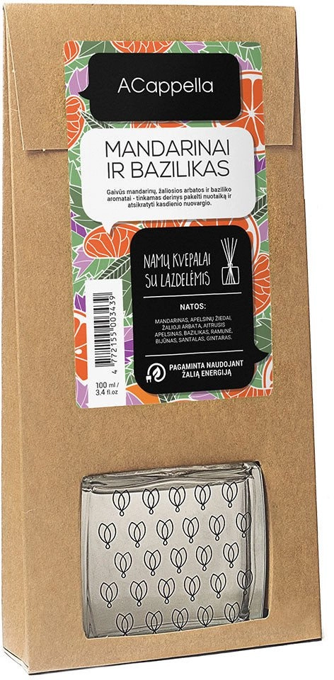 Home fragrance with sticks ACappella Mandarin