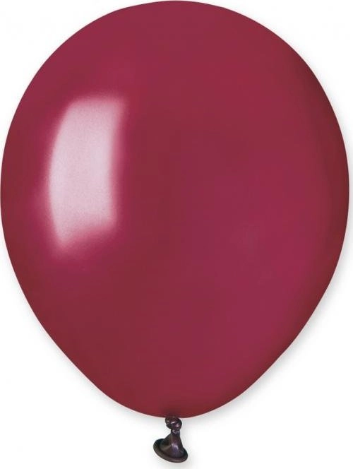 Arpex Balony pastelowe ciemnoczerwone 12 5cm