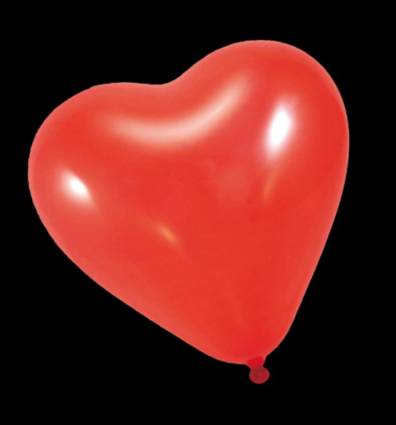 Arpex Heart-shaped balloon  red  4 pieces