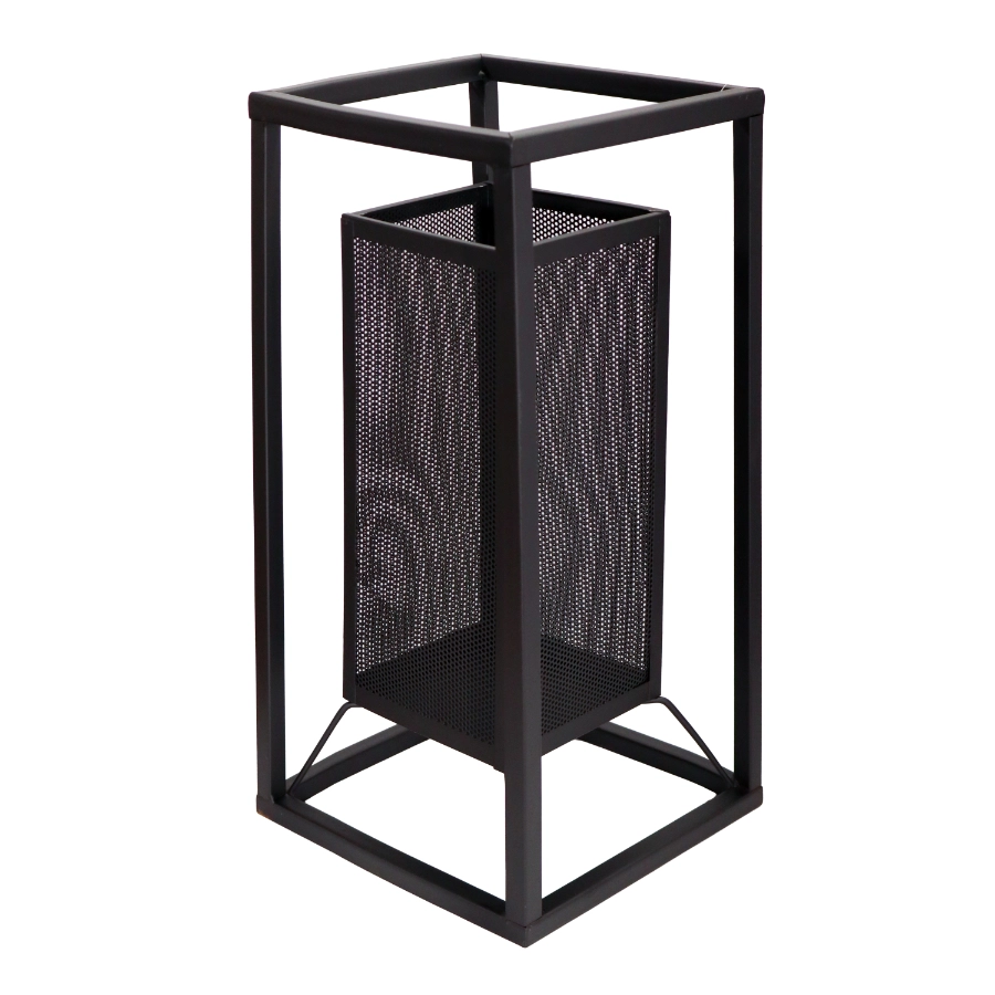 Laterna metāla Livio 20x20x40cm melna 9130384