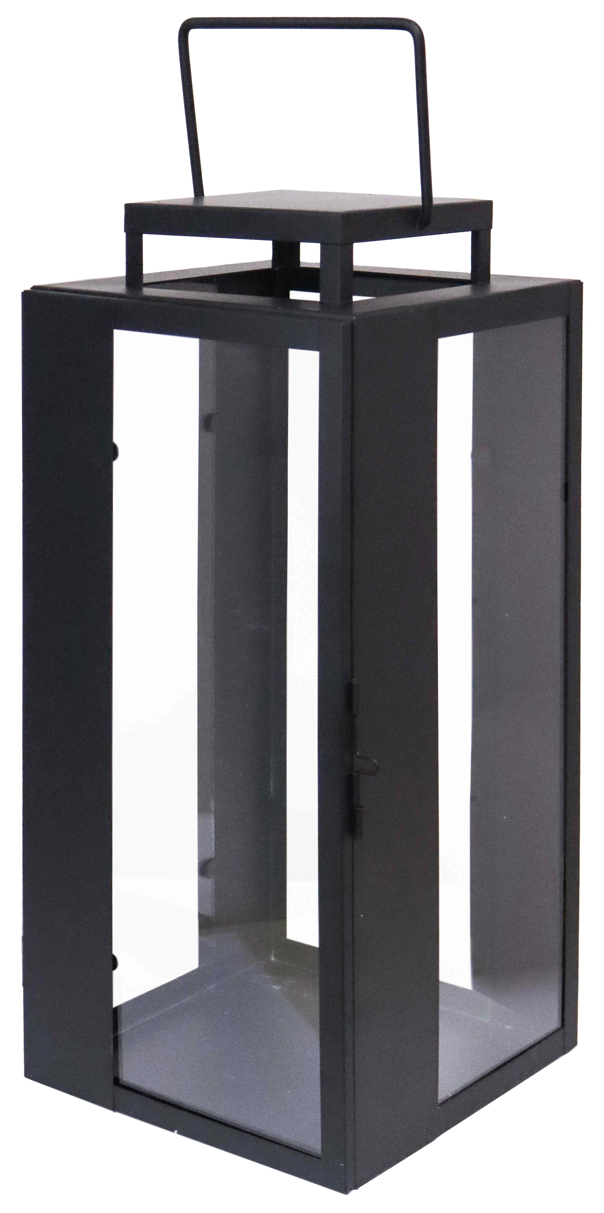 Laterna metāla Riga 20x20x35cm melna 9130421