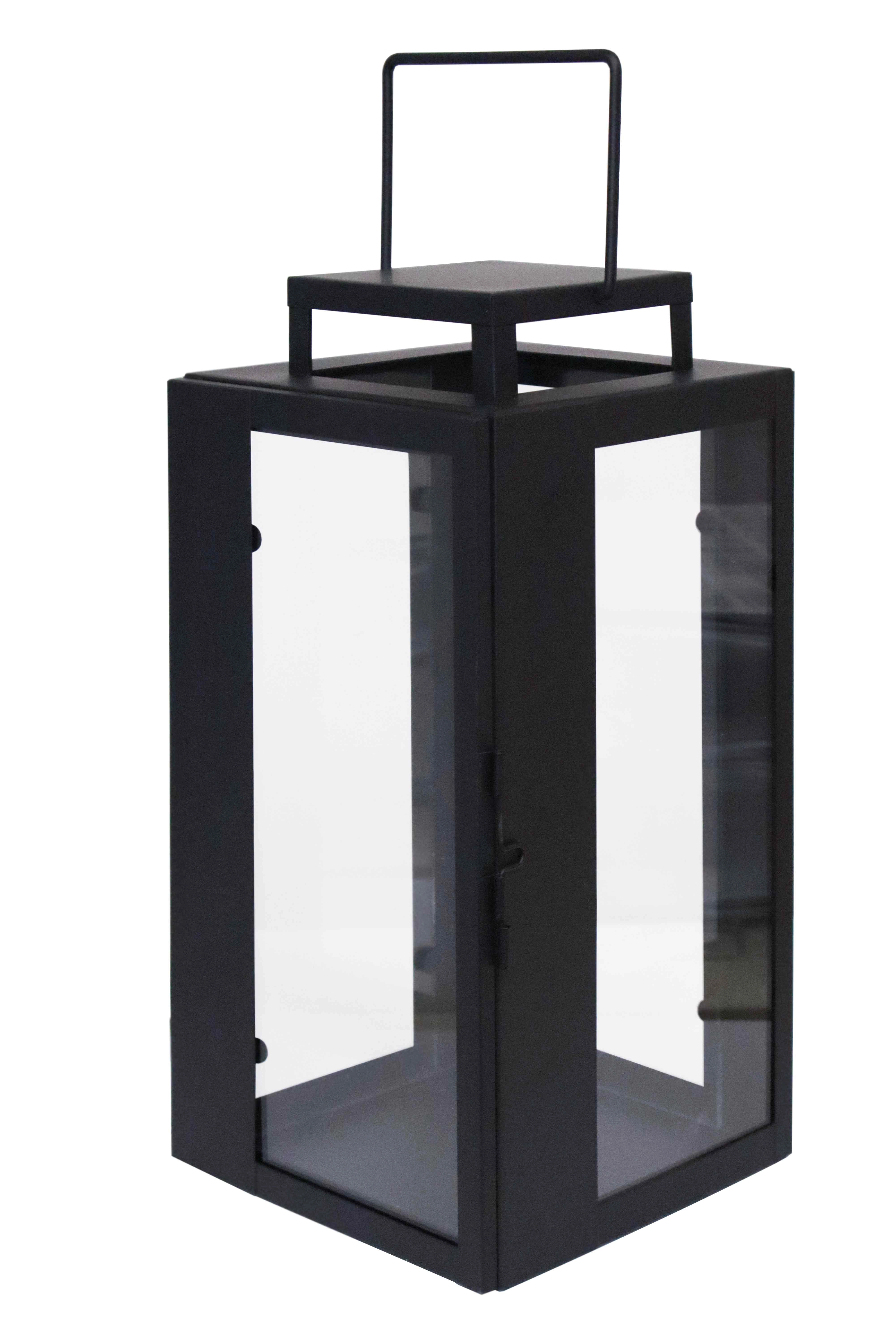 Laterna metāla Riga 20x20x25cm melna 9130438