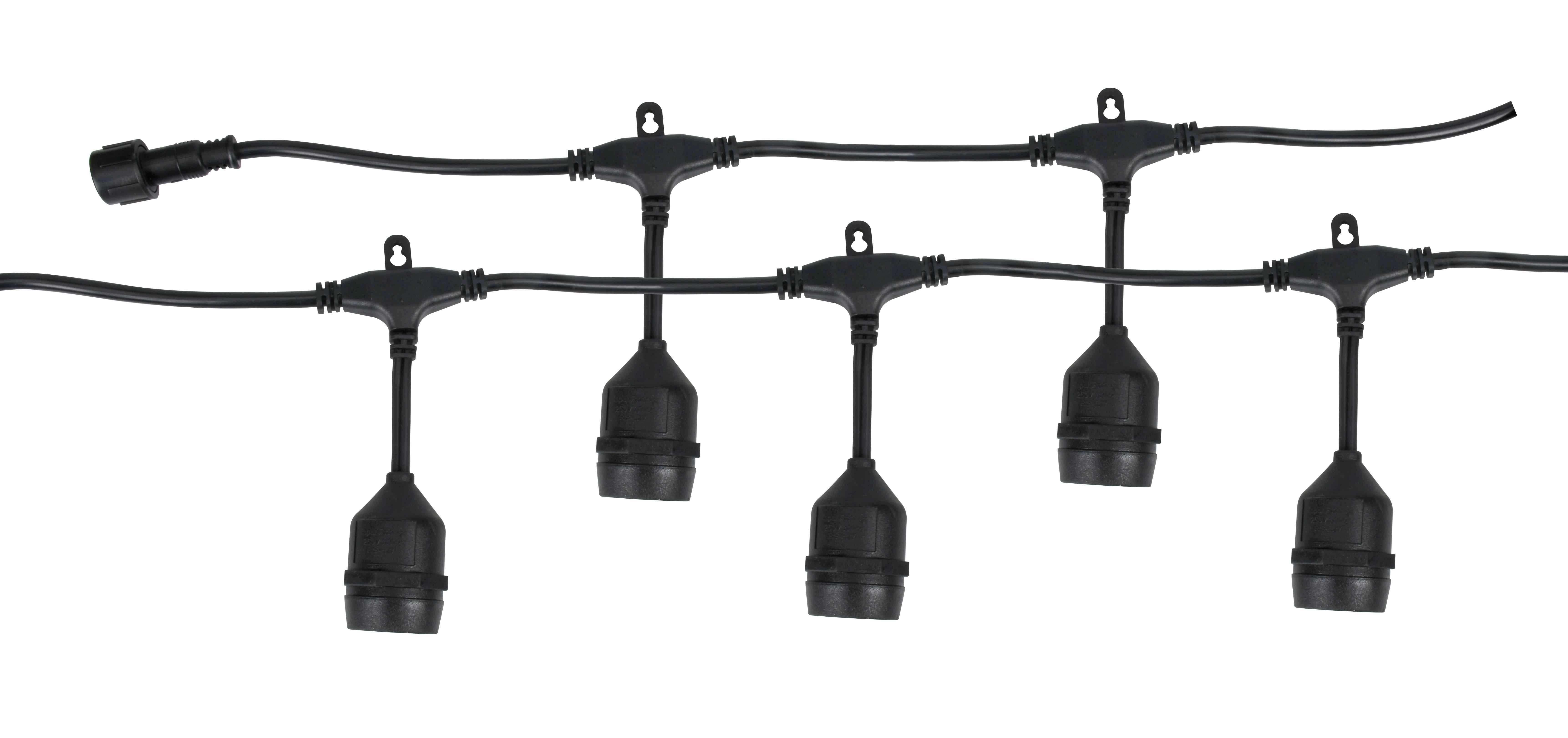 Dekoratīva lampu virtene  15m gara  bez