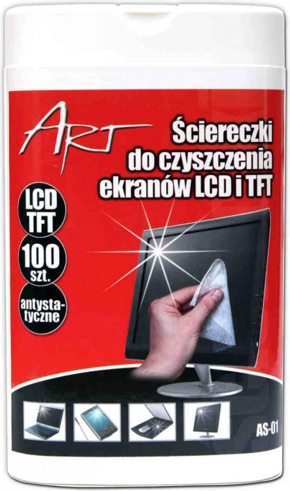Art Wet wipes for LCD/TFT screens