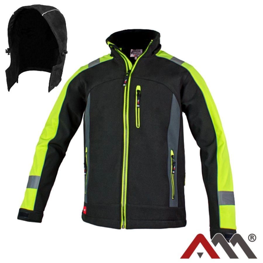 Jaka Classwork Softshell melna/dzelt. XL 1426079