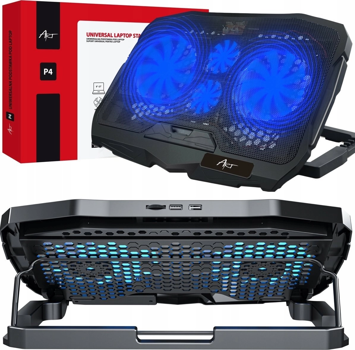 Art cooling stand ART P4 laptop