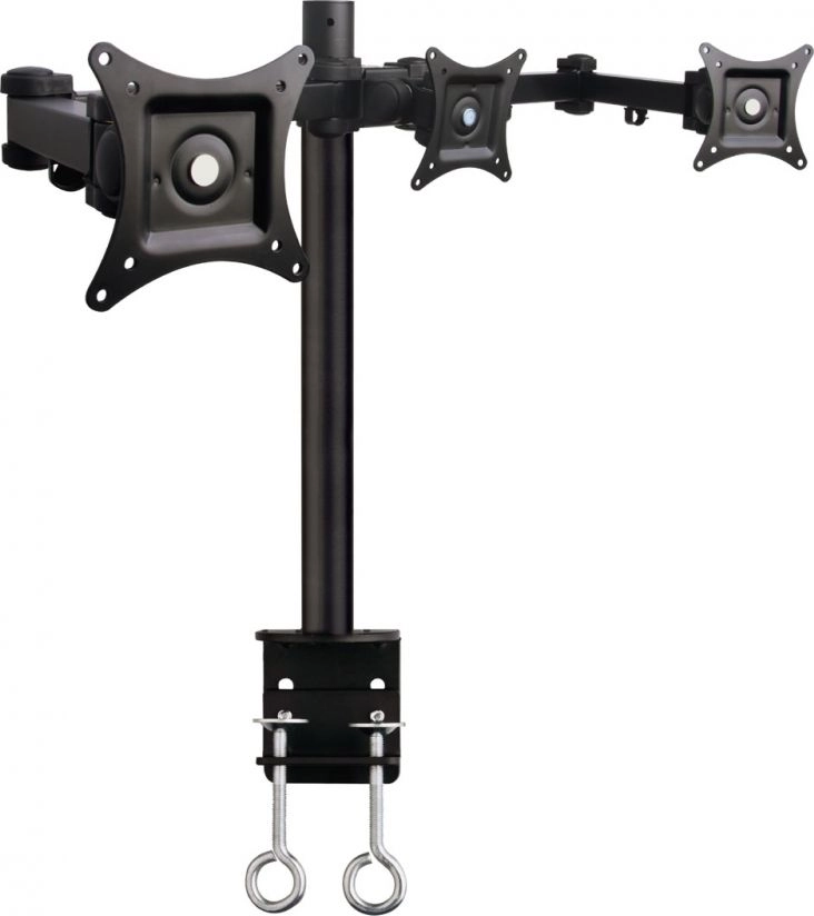 Art Desk holder for 3 monitors