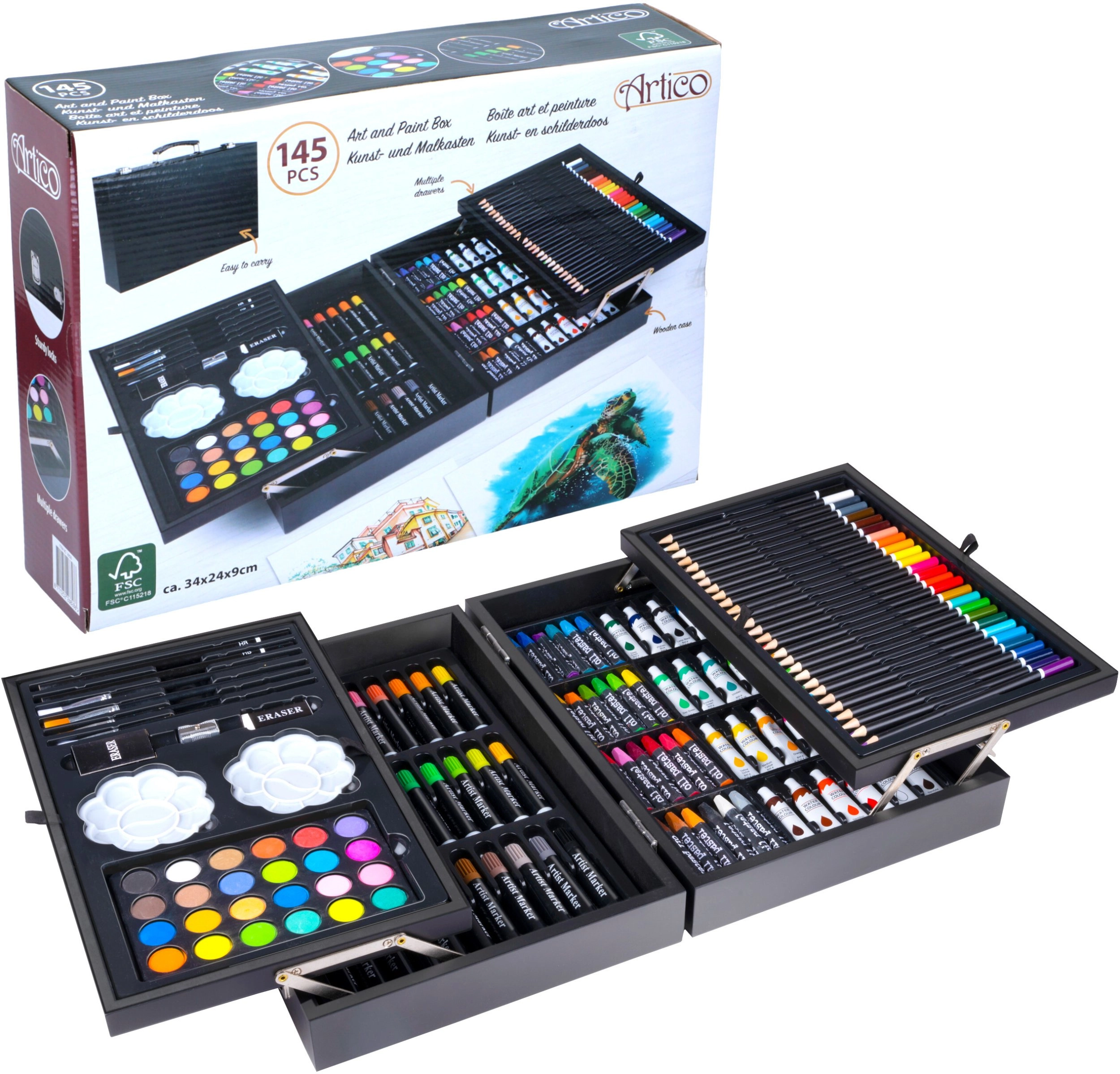 Artistic oil paints set ARTICO x145