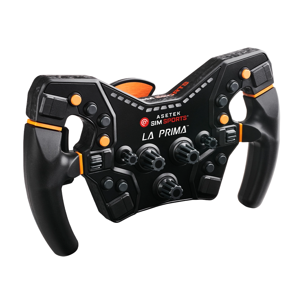 Asetek La Prima Black Steering wheel