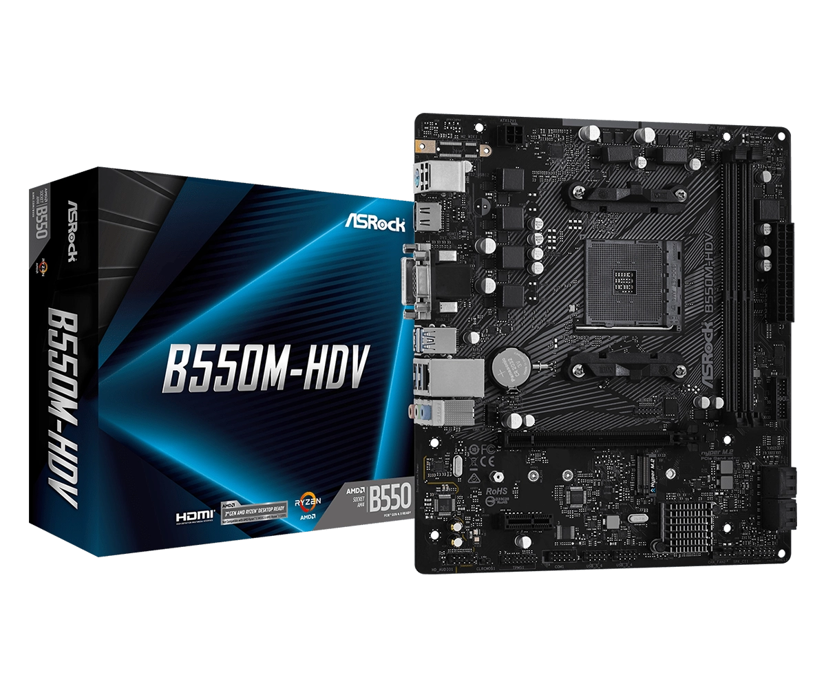 Asrock B550M-HDV AMD B550 Socket AM4
