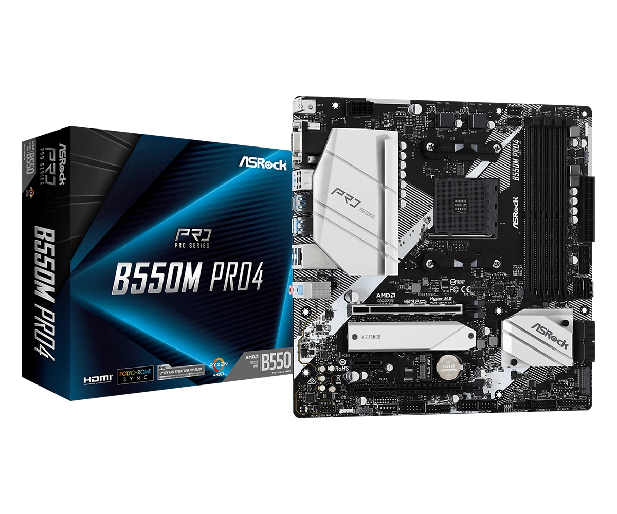 Asrock B550M Pro4 AMD B550 Socket