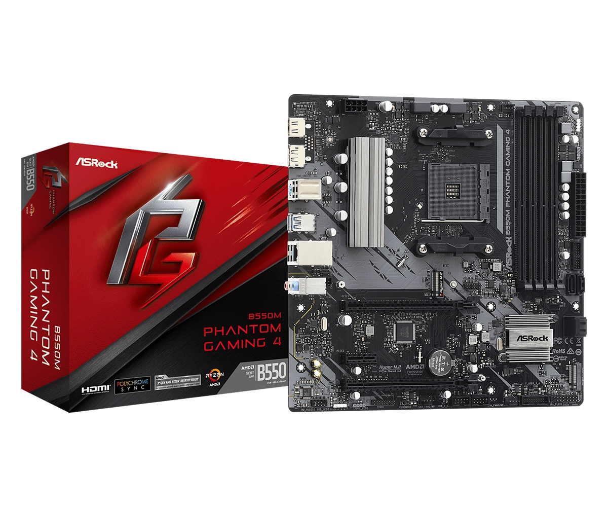 Asrock B550M Phantom Gaming 4 AMD
