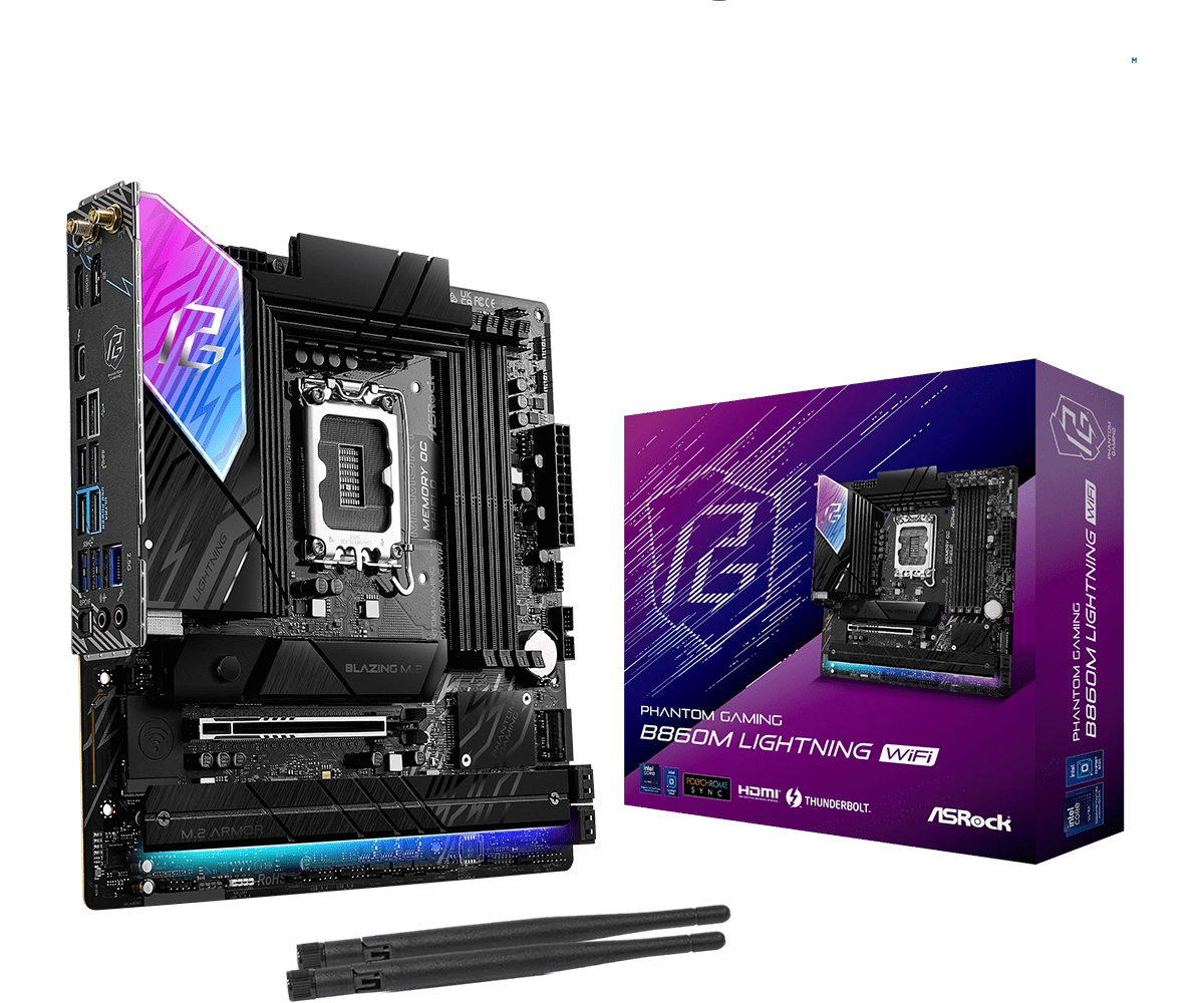 Asrock B860M Lightning WiFi Intel B860