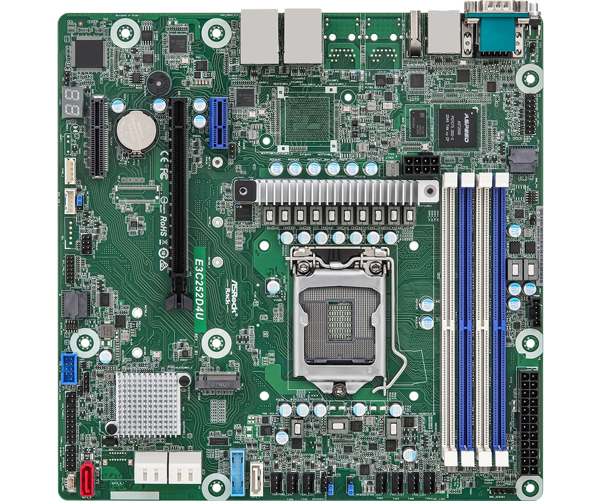 Asrock E3C252D4U motherboard Intel C252 LGA